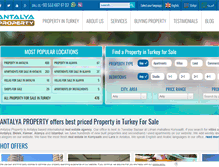 Tablet Screenshot of antalyaproperty.com